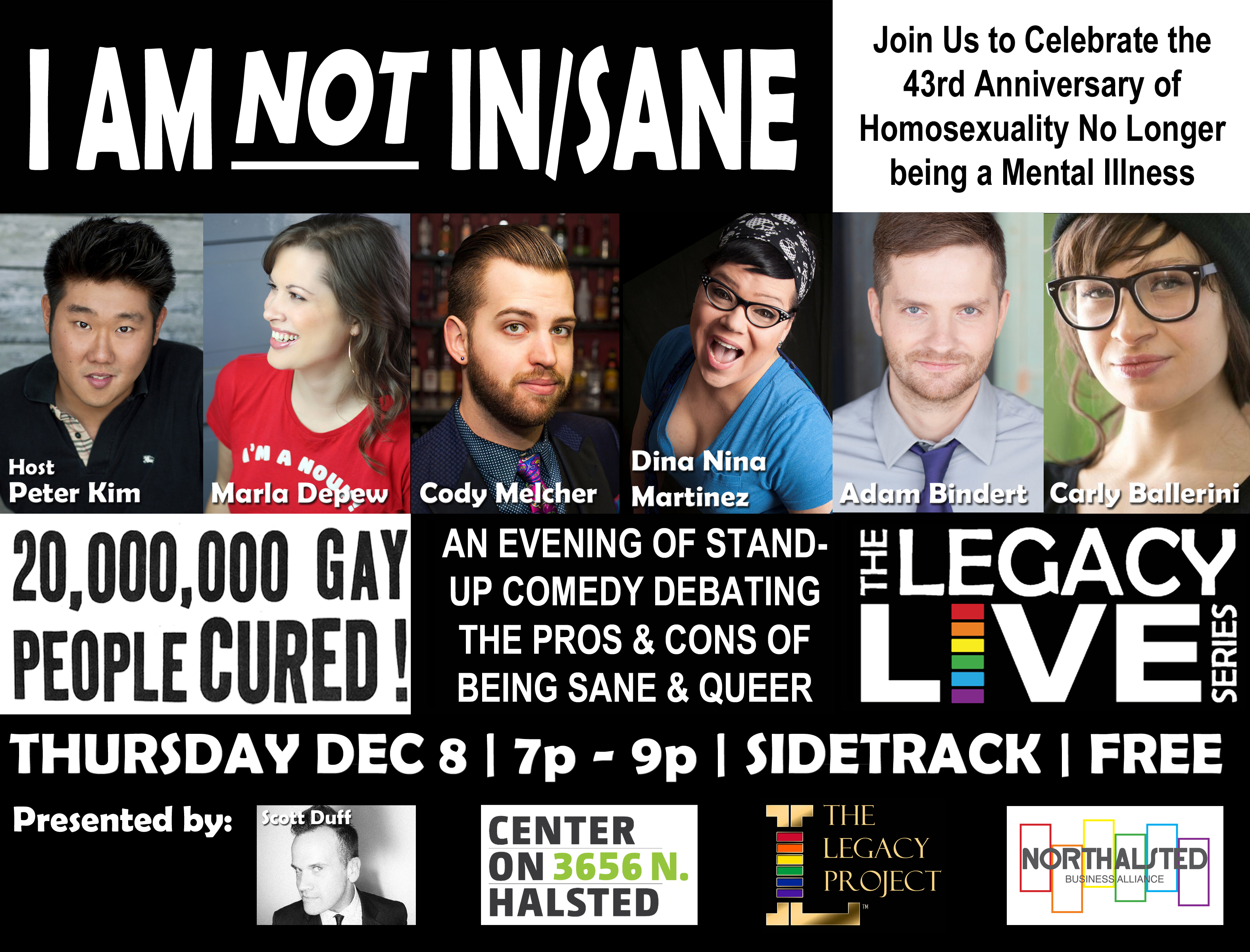 LEGACY LIVE I Am Not InSane Stand-Up Comedy at Sidetrack 2016